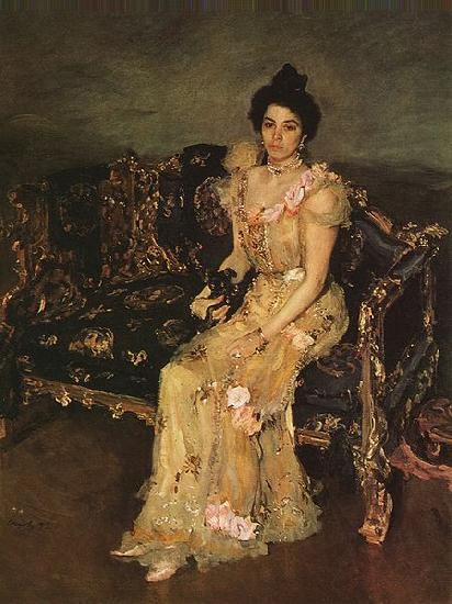 Valentin Serov Portrait of S.M. Botkina oil painting image